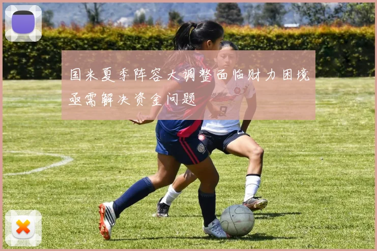 国米夏季阵容大调整面临财力困境亟需解决资金问题