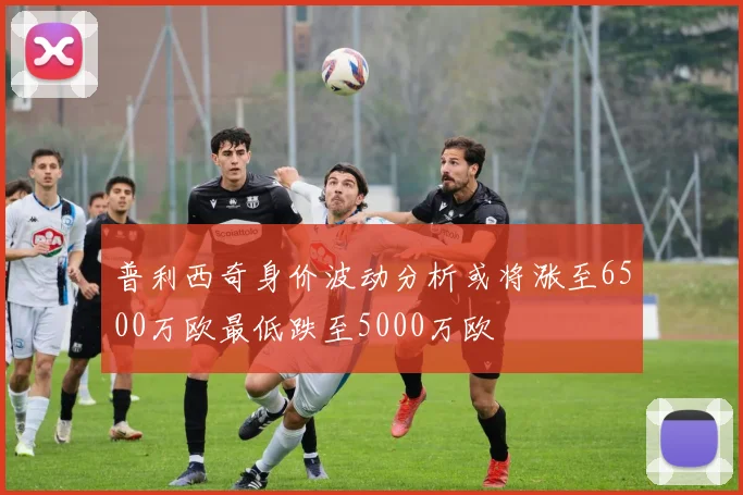 普利西奇身价波动分析或将涨至6500万欧最低跌至5000万欧